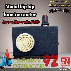 Alarm Suara Kunci Motor / Aksesoris Motor 12 Volt / Buzzer Kunci On