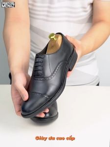 Giày oxford da công sở Nam giới NTT03-CS lịch thiệp sang trọng cho phái mạnhđế cao su nguyên tấm chống trơn trượt tăng chiều cao 3-5-7cm đủ size