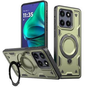 For Magsafe Phone Case For Motorola Moto G53 G23 G13 G STYLUS POWER PLAY 5G 2025 Edge 60 Fusion 360° Magnetic Ring Holder Cover