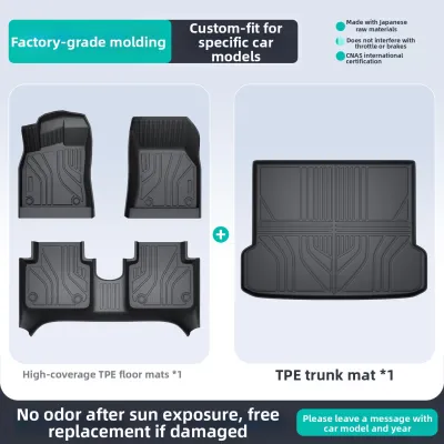 CO | Mercedes-Benz C260L E300l GLC260 GLB GLA Front Driver TPE Full Surround Foot Pads