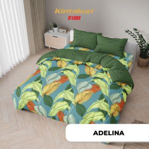Kintakun Deluxe Bedcover Only 180 Bed Cover Saja Motif Bunga Anak Cewek Cowok Garis Warna Cerah Gelap 180x200 Comforter King Kado Ulang Tahun Hadiah Tahun Baru Natal Parcel Ramadan Valentine Hari Ibu Hampers Pernikahan Perkawinan Wedding Gift