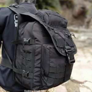 Tas ransel punggung backpack laptop 14" hitam