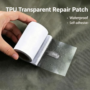 TPU Transparent Repair Patch Waterproof Tape for Tent Raincoat Boat Air Mattress Swimming Ring Leak Fix Outdoor Gear