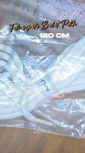 Nukus Tali Sepatu Bulat Putih - 120 cm