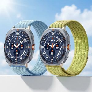 Nylon Strap for Samsung Galaxy Watch 8 44mm 40mm No Gaps Breathable Sports Band Samsung Watch 8 Classic 46mm/Ultra 47mm Bracelet