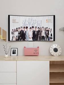 No-Drill Wall Mounted Storage Rack for Router and Cable Management