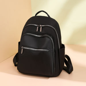 Fashionable Oxford Cloth Dual Shoulder Bag Womens Large Capacity Travel Backpack Summer Outdoor Leisure Style Backpack