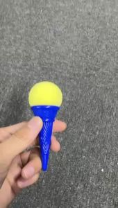 Meade | 12Pcs Mini Colorful Ice Cream Foam Ball Launcher Catapult Toys Spoof Fun Birthday Party Gift For Kids Boys Girls Party Favors