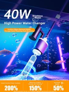 CHONGXIAOSHUAI | Automatic Cleaning Sand Washing Fecal Removing Aquarium Water Changer Set