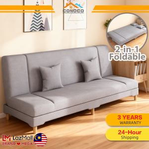 CONOCO Fabric Sofa Bed / Foldable Sofa Bed Katil / Foldable sofa bed / 2 Seater/ 3 Seater Sofa/ 4 Seater Sofa / Living Room Sofa