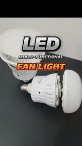 🌬️Energy-Saving 6-Blade Silent Ceiling Fan Light Kit - Remote Included Dimmable LED & E27 Socket Stylish for Bedroom/Living Room