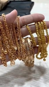 Gelang Emas Kadar 375 (8K) 420 (9K) Model Plat Berat Variasi 1 - 5 gram an