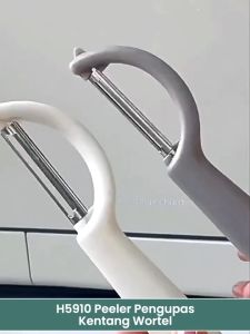 IMP.D110 Pengupas Buah Kentang Wortel Fruit Slicer Pisau Kupas Bahan Stainless Steel Murah Import
