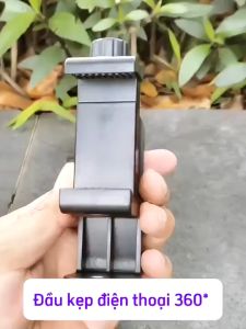 Đầu Kẹp Điện Thoại Xoay 360 Độ Gắn Tripod Gậy Chụp Ảnh Chắc Chắn Tiện Lợi 68 Leon