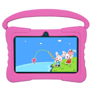 BDF | New 5G WiFi 7 Inch Kids Tablets Android 13 Quad Core 4GB RAM 64GB ROM 4000mAh Bluetooth Childrens Gift Kids Software Tablet Pc