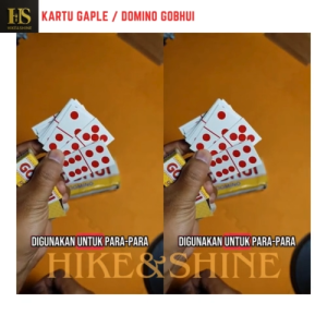 Kartu Domino Gaple Berbahan Kertas Kalong Gobhui