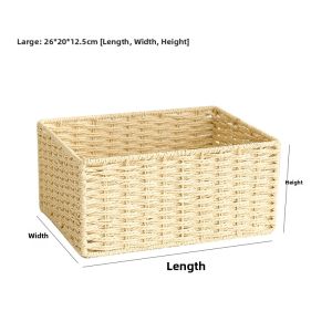 Mancao | Japanese Minimalist Woven Basket For Clutter Storage