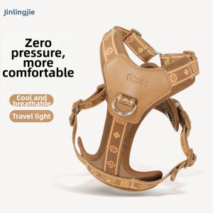 JINLINGJIE | Small Medium Dog Harness Lead Chest Belt Dog Leash