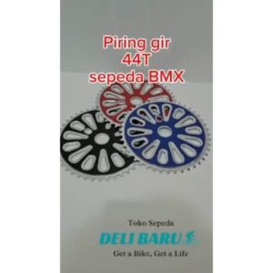 Piringan Gir 44T Piring Gear Model Matahari Sepeda BMX