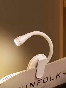 Mini clip light dormitory bed with bedside eye protection reading study high value portable led night light USB charging