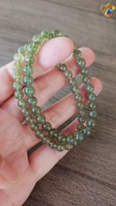 Rare Icy Green Apatite Bracelet