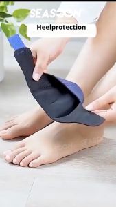 ซอฟท์เจลป้องกันส้นเท้าระบายอากาศซิลิโคนเบาะดูดซับแรงกระแทกส้นเท้า