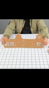 Mô hình ngôi nhà bằng giấy bìa carton Mô hình nhà mini tự lắp ráp