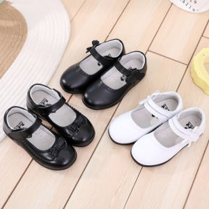 QBELY School Shoes Princess Shoes Kids Girls Soft Soled Leather Shoes Children Student Girls Show Shoes Party Shoes