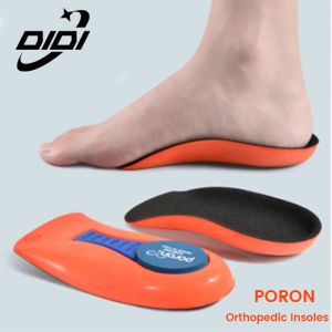 DIDI 1Pair Orthopedic Half Insoles Plantar Fasciitis Feet Insoles Arch Supports Orthotics Inserts Relieve Flat Feet High Arch Foot Pain