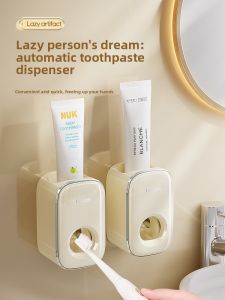 Hayan | Automatic Toothpaste Squeezing Toothbrush Holder And Paste Dispenser