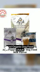 REPACK 1KG AOZI ORGANIC Puppy Adult GOLD SILVER Dog Dry Food Dog Essentials Accessories