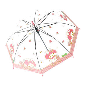 SVORIAHI | Adorable Long Handle Childrens Umbrella School Specialty Girl Student Transparent Rain Umbrella Cute Cartoon Design SVORIAHI
