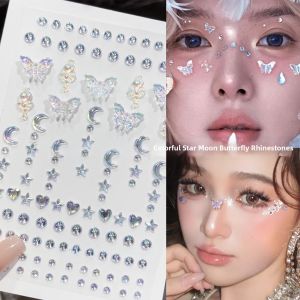 CHUBEISHI | Blue Star Glitter Eye Makeup Stickers