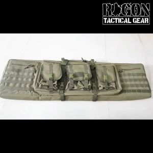 RAGON ASIAON Waterproof 36-42 Inches Tactical Double Bag Case Range Bag Grade Cordura Fabric A-385