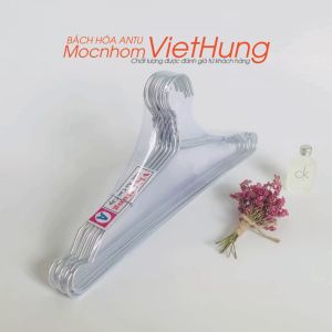 Combo 100 Móc quần áo Loại A Móc nhôm treo quần áo dài 395cm - VIỆT HƯNG