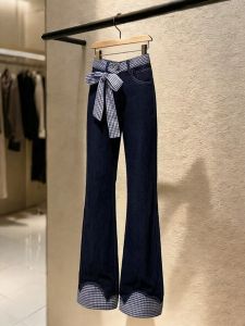 Trendy Flared Denim Pants