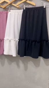 Leia - Bawahan Anak / Rok Anak Perempuan Tingkat Satu Crinkle Usia 3-9 Tahun