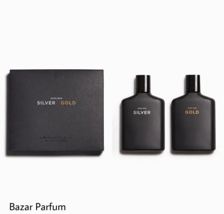 Cologne Zara Man Gold Y Silver Parfum Pria In Zara Man Silver Gold