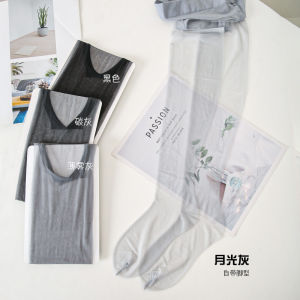 ถุงน่องสีเทา6คู่สำหรับผู้หญิงถุงน่องกางเกงผ้าไหมสีดำโปร่งใสสูงบางป้องกันการขีดข่วนเป้า T ผ้าไหมสีเทาดูแพง0D สำหรับฤดูร้อน