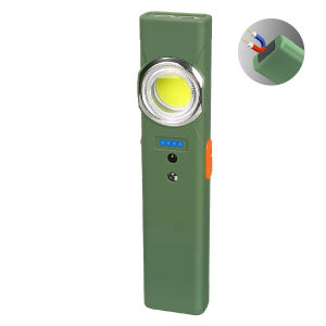 BALDR | Newly Upgraded Portable Super Bright LED COB Work Light With  Magnetic Built-in Battery Rechargeable Emergency Clip Flashlight