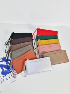 Danlu Money Organisers Womens Wallets Genuine Leather Long Money Clips Purses Handbags Card Cases
