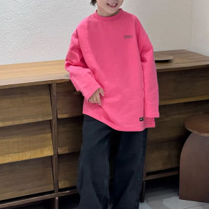 Boys Casual round Neck T-Shirt Thin Base Layer Shirt for Autumn Winter Fashionable And Stylish Childrens Clothing