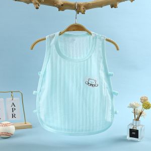 Summer Lightweight Cotton Baby Vest 2 Pieces