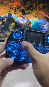 Bàn phím không dây mini keyboard kiêm chuột cảm ứng đa năng wireless - Bàn phím mini