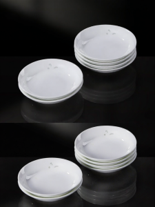 JINGDEZHEN | Home Use New Home Premium Carved Tableware Set