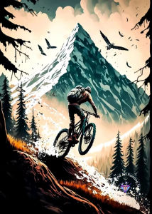 Modern Mountain Bike Diamond Painting Kit Square Round Diamond 5D DIY Mosaic Handmade Art Adult Exquisite Gift Home Decor