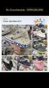 CrocsFanClub - Sục baya trơn lớn cho cả nam nữ tặng 6jibit - PB211