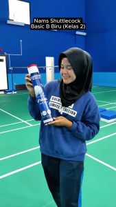 NAMS SHUTTLECOCK BASIC B (KELAS 2) BIRU / KOK BADMINTON / COCK BULUTANGKIS
