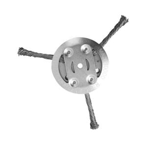 6 Inch Weed Brush Cutter Grass Head Lawn Mower Universal Rotary Wire Wheel Brush Disc Garden Trimmer Head Cutter Tool