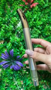 ไฟแช็คไฟฟู่ วัสดุสเเตนเลส 1 หัว แบบเติมแก๊ส ใช้งานง่าย น้ำหนักเบา